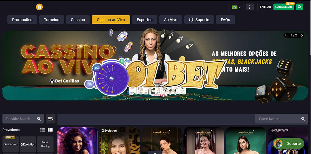 01 bet casino